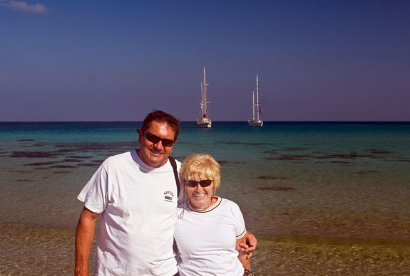 Trish and Jim of 'Dragon Song', friends we had met in Marmaris Yacht Marina last year. They invited us to Cyprus to join them on the rally and, on a whim, we accepted.