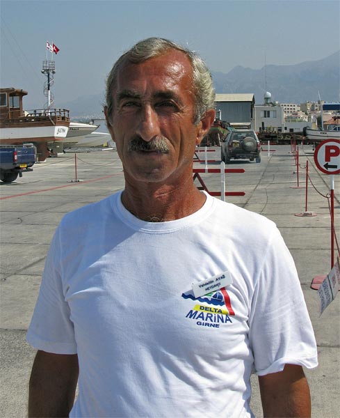 Should any of you visit Delta Marina, look out for this man, Vahdettin. Despite not speaking much English he will attend to your every need, from escorting you to custom and passport control, to cleaning the rubbish and unlocking the laundry room. I never saw him leave the  marina - I think he lives there and works 20 hours a day, seven days a week. Top man!