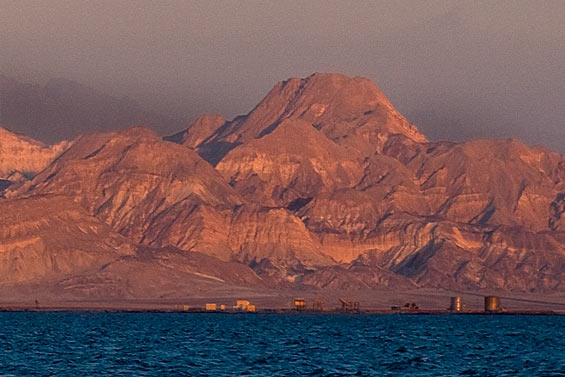 Oil refinery on the Sinai