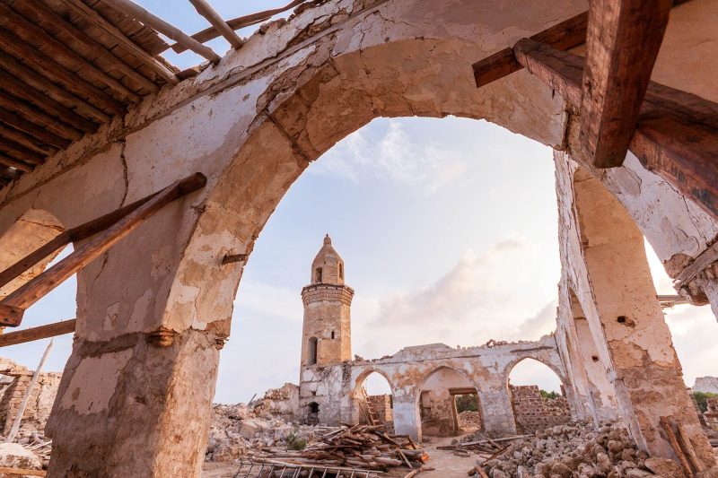 Suakin old town made of coral