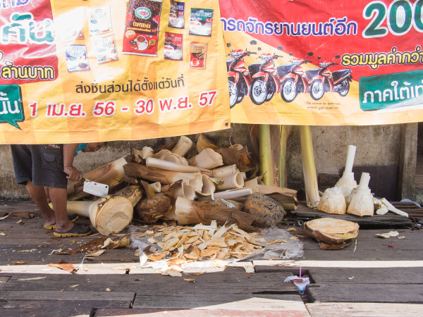 Chopping up stuff in Satun, Thailand