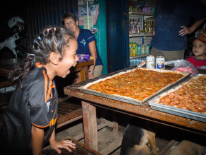 PIzza supplied by Bobby's Pizza of Satun