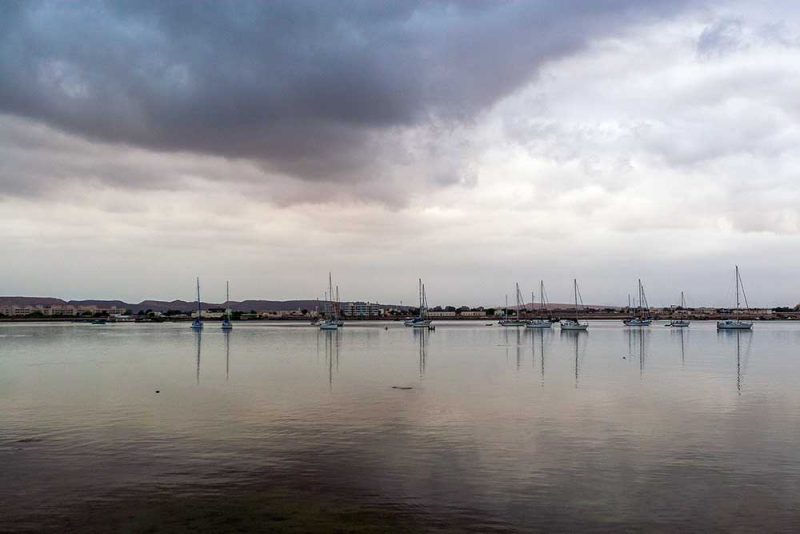 boats at anchor in eritrea