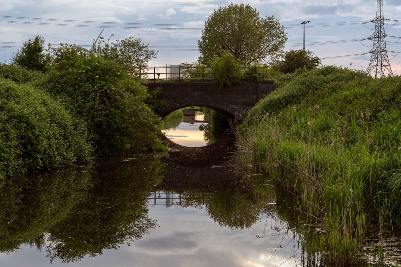 side canal at vazon bridge