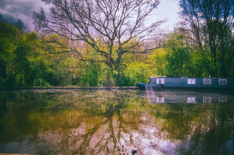 canal boat on the cut
