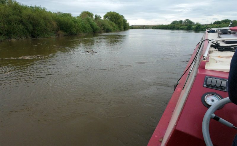 debris on the trent