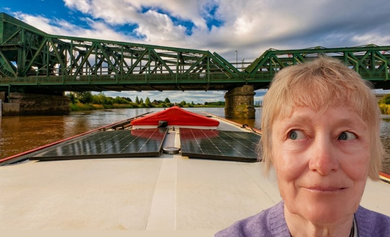 canal boat on the trent