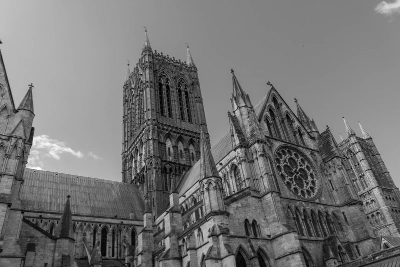 Lincoln cathedral minus its wooden towers